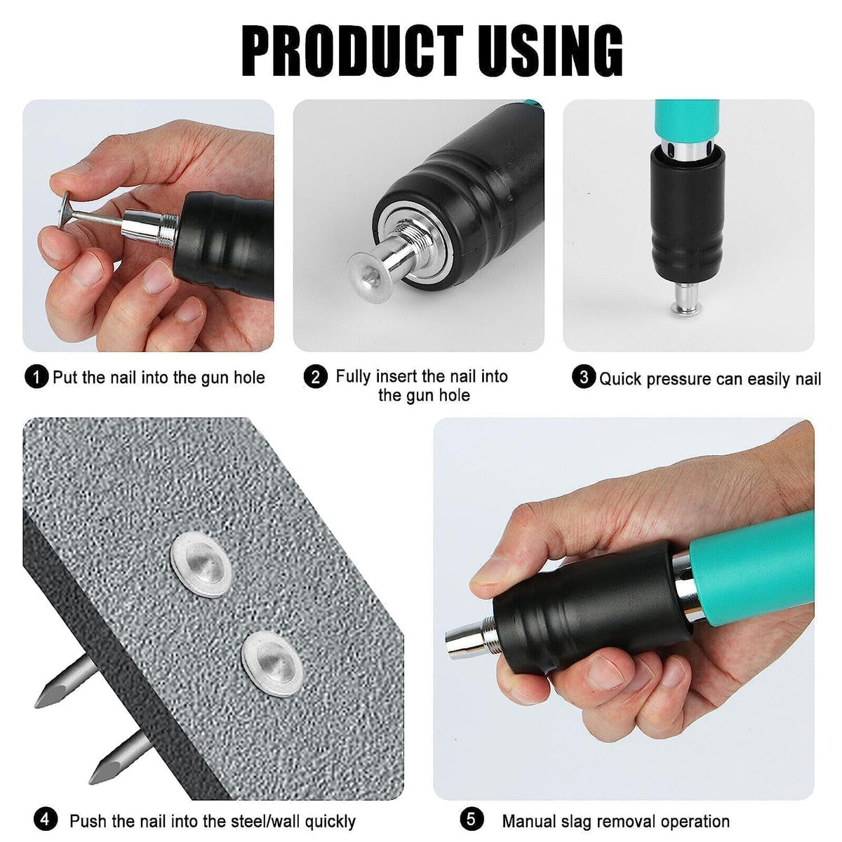 Manual Steel Nail Gun Tool