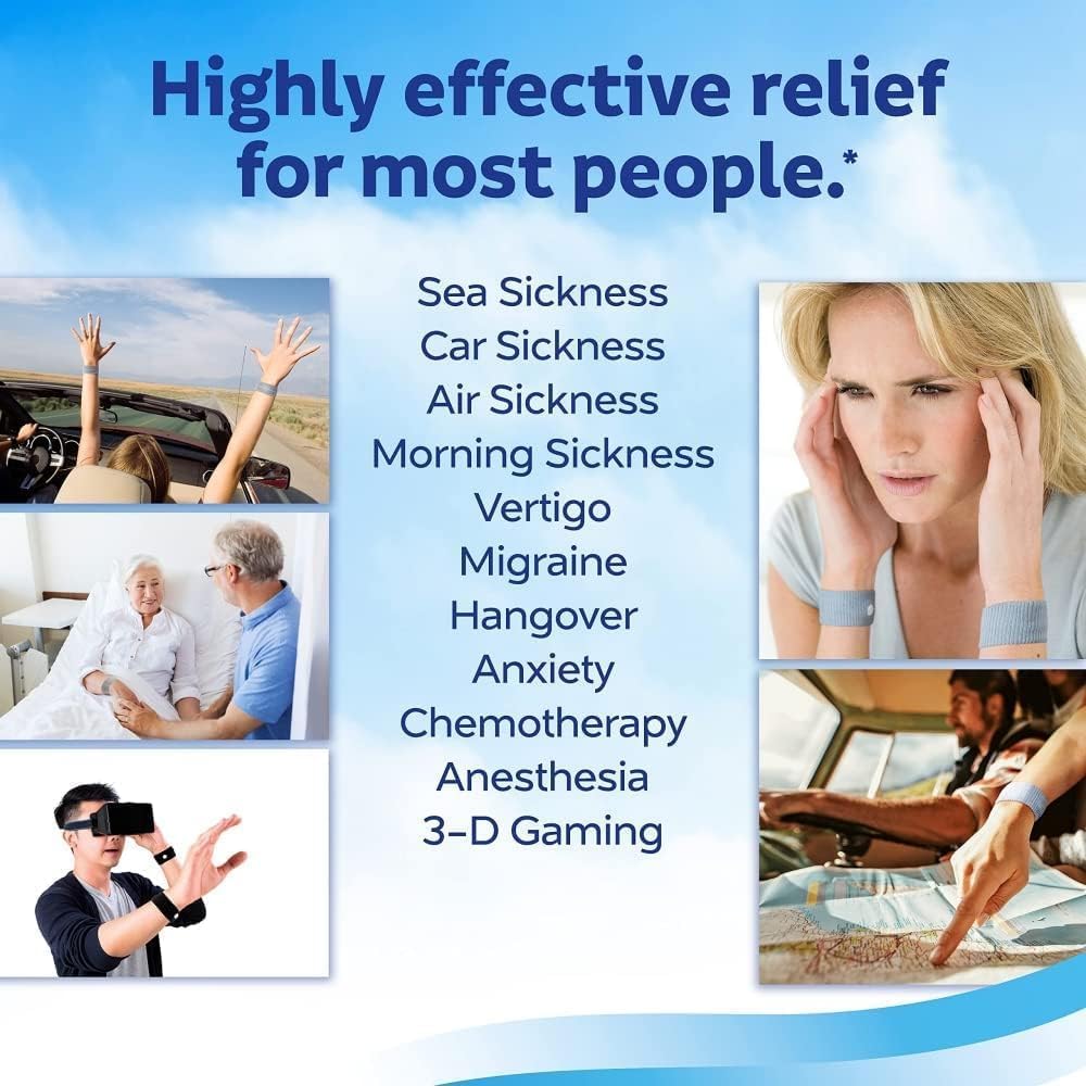 Motion Sickness Wristband (1 Pair)